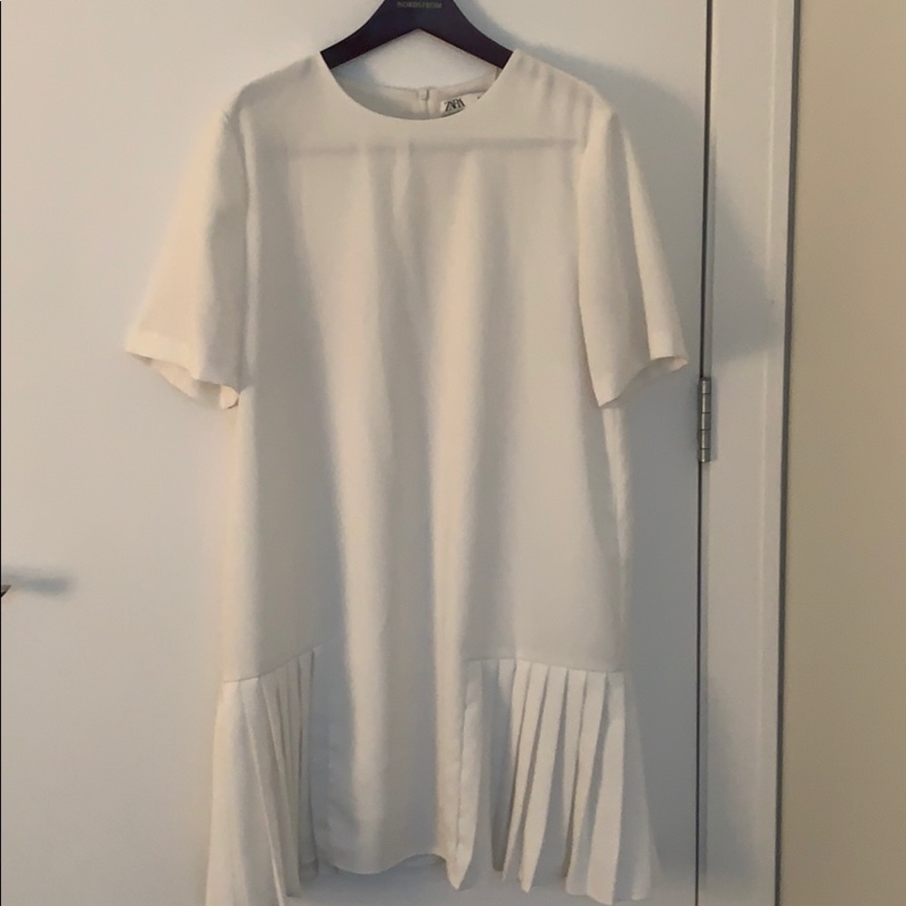 White dress from Zara